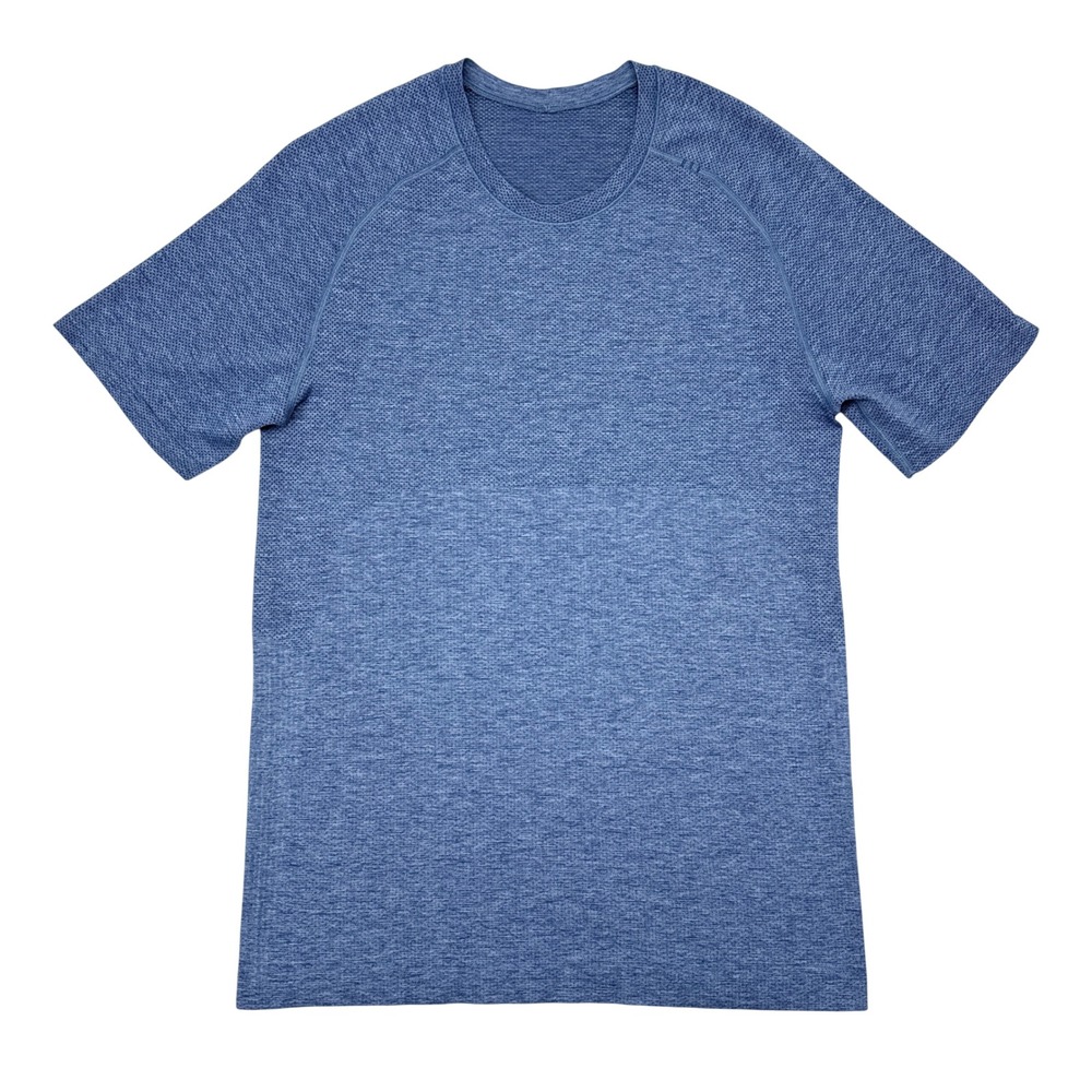Lululemon Shirt Mens Size Small Blue Tee Activewear Gym Running Short Sleeve